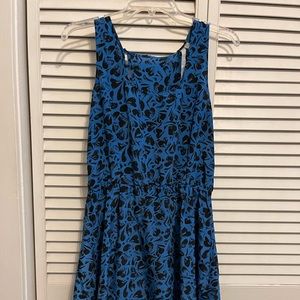 Blue dress. Previously owned. Great cocktail dress for an evening out.
